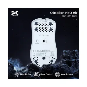 X-Raypad Obsidian PRO Air U-PE Universal Dot Mouse Skates – Durable. Quiet. Control